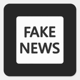 偽のニュースのシール スクエアシール