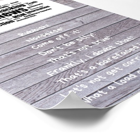 偽のニュースのポスター – 真実はそこにある。 ポスター (角)