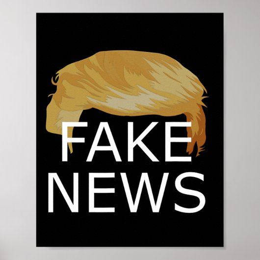 偽のニュースアンチトランプ政治的抵抗に抵抗 ポスター (正面)