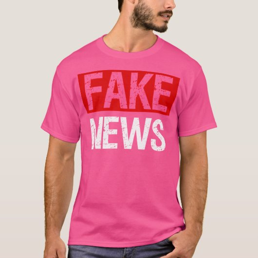 偽のニュース衣装 Tシャツ (正面)