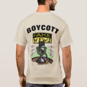 偽のニュース Tシャツ (裏面)