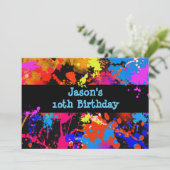 偽のネオン, ペイントのしぶき, ペイントボール, 招待状 (スタンド正面)