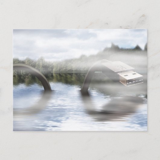 偽のネス ポストカード (正面)