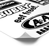 偽のファストフード ポスター (角)