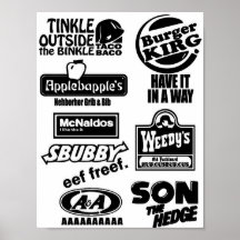 偽のファストフード