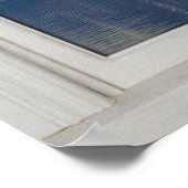 偽のフェイク窓イリュージョン – Sunny Mountain View ポスター (角)