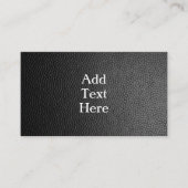 偽のブラックレザー封入カード エンクロージャーカード (正面)