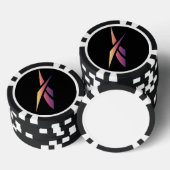 偽のロゴ ポーカーチップ (積み重ね)