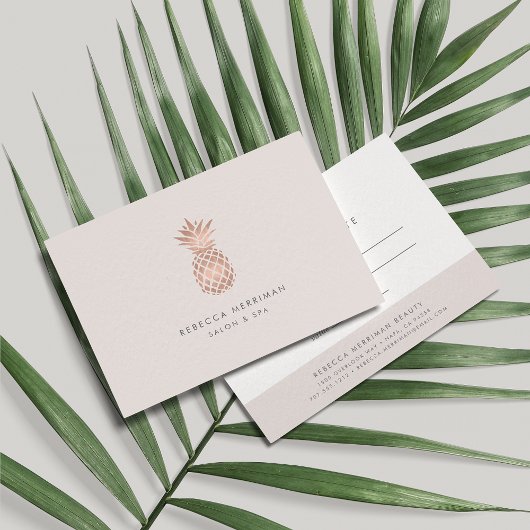 偽のローズゴールドパイナップルギフト証明書