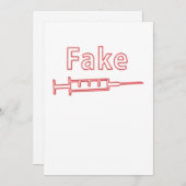 偽のワクチン記号、COVID 19ウイルス事実、コロナ シーズンカード (正面/裏面)