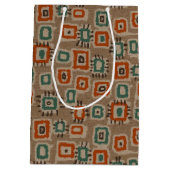 偽の古い布パッチ アート ギフトバッグ (裏面)