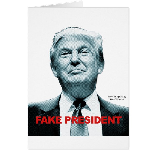 偽の大統領（トランプ） (正面)