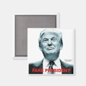 偽の大統領(トランプ) マグネット (正面/裏面)