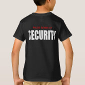 偽の安心感 Tシャツ (裏面)