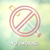 偽の禁煙ネオン規制　中小企業 ウィンドウサイン (シート3)