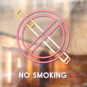 偽の禁煙ネオン規制　中小企業 ウィンドウサイン (シート2)