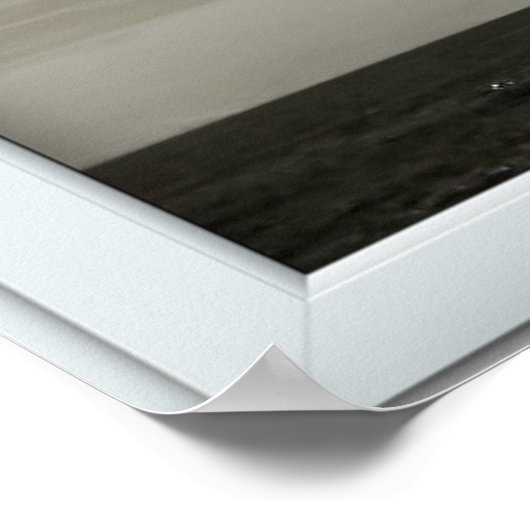 偽の窓の幻影 – 不吉な白い花の投稿 ポスター (角)