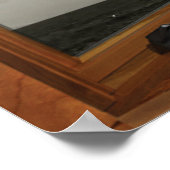 偽の窓の幻影 – 不吉な白い花 ポスター (角)