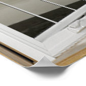 偽の窓の幻想 – 不吉な白い花見 ポスター (角)