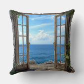 偽の窓の風景 クッション (裏面)