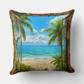 偽の窓の風景 クッション (裏面)