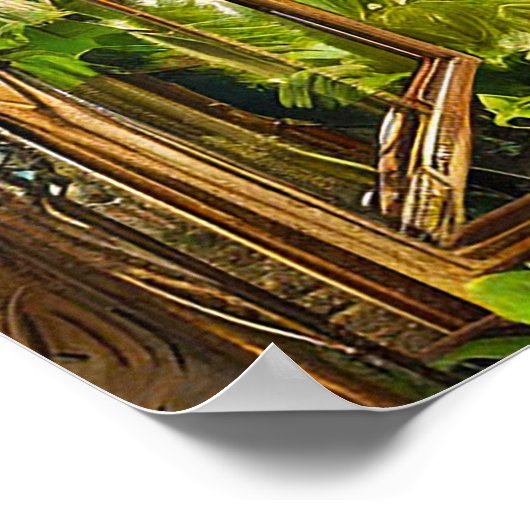 偽の窓の風景 ポスター (角)