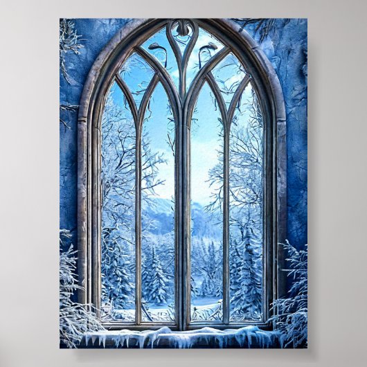 偽の窓の風景 ポスター (正面)