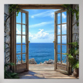 偽の窓の風景 ポスター (正面)