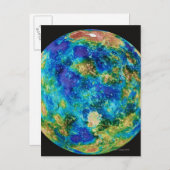 偽の色の金星 ポストカード (正面/裏面)