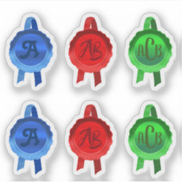 偽の賞/証明書のシール リボン（BRGイニシャル） シール