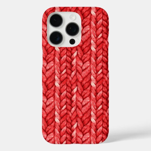 偽の赤いスウェーター Case-Mate iPhoneケース (裏面)