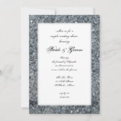 偽の輝きカップル ウェディングシャワー 招待状 (正面)