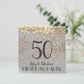 偽の輝き 50歳の誕生日招待状 招待状 (スタンド正面)