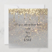 偽の輝き 50歳の誕生日招待状 招待状 (裏面)