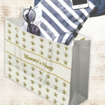 偽の金のフルール・ド・リス アイボリー