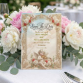 偽の金メッキの飾り & 印刷された大理石のロココ セーブザデート