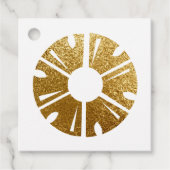 偽の金箔パイナップルイベントプランナー フェイバータグ (正面)