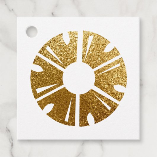 偽の金箔パイナップルイベントプランナー フェイバータグ (正面)