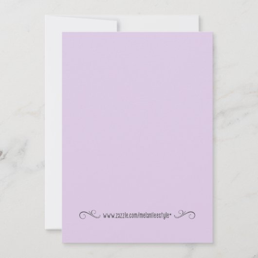 偽の銀のグリッターを使用したウェディングシャワービンゴカード (裏面)