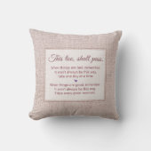 偽の麻布　過ぎ去るものはこれなり... クッション (正面)