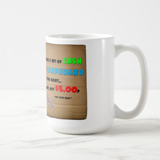偽のBum™ – 経済情報 – Mag コーヒーマグカップ (右)