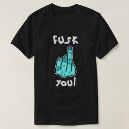 偽のF爆弾ユーモアジョーク - 検閲された汚い言葉 Tシャツ
