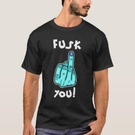 偽のF爆弾ユーモアジョーク - 検閲された汚い言葉 Tシャツ
