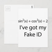 偽のID ポストカード (正面/裏面)