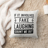 偽もし笑を伴う クッション (ブランケット)