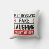 偽もし笑を伴う クッション (裏面)