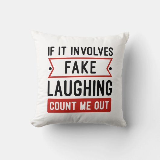偽もし笑を伴う クッション (正面)