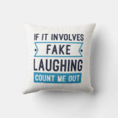 偽もし笑を伴う クッション (裏面)