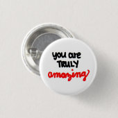 偽りなくすばらしいです 缶バッジ (正面&裏面)