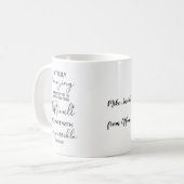 偽りなくすばらしい従業員は希少な困難です コーヒーマグカップ (正面左)